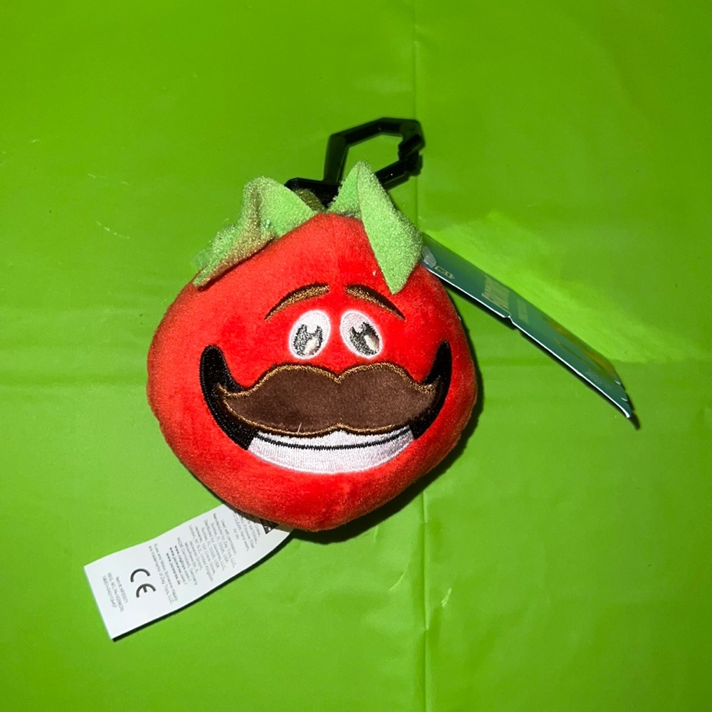 Fortnite Tomato Head Plush Keychain